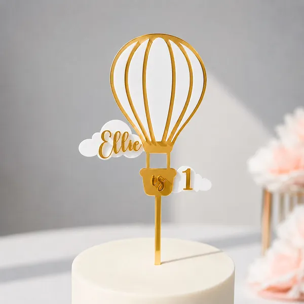 Personalised_Hot_Air_Balloon_Cake_Topper_In_Golden_White_Mirror_Acrylic_Custom_Name_And_Age_Default_Title