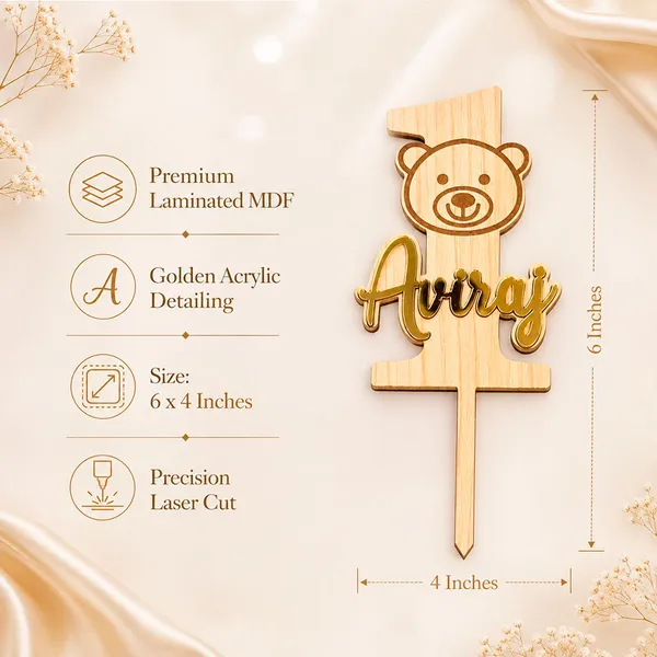 Personalised_Name_Age_Birthday_Cake_Topper_Custom_Bear_Number_Cake_Topper_Laminated_Mdf_Golden_Acrylic_Kids_Birthday_Cake_Decoration_6_X_4_Inch_Default_Title
