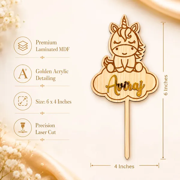 Personalised_Unicorn_Name_Cake_Topper_Custom_Name_Birthday_Cake_Topper_For_Kids_Laminated_Mdf_Golden_Acrylic_Unicorn_Cake_Decoration_Laser_Cut_Birthday_Topper_Default_Title