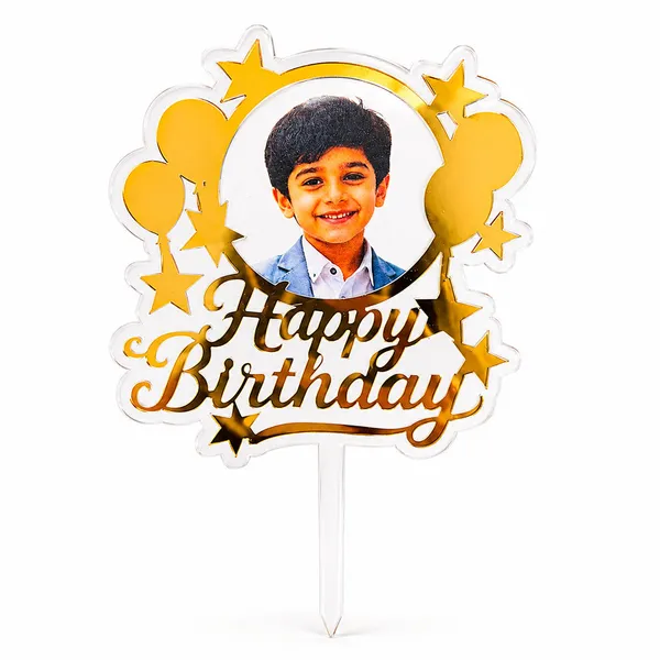 Personalised_Photo_Birthday_Cake_Topper_Transparent_Golden_Mirror_Acrylic_Default_Title