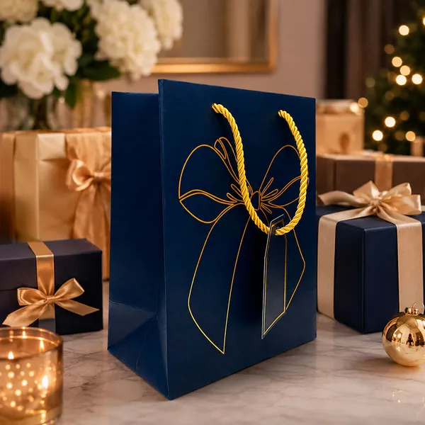Premium_Blue_Metallic_Gift_Bag_23_18_10_Cm_With_Gold_Foiling_Bow_Design_Rope_Handle_Gift_Tag_Luxury_Paper_Gift_Bag_For_Birthday_Wedding_Anniversary_Festive_Corporate_Gifting_Pack_Of_5