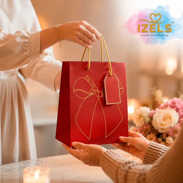 Premium_Red_Metallic_Gift_Bag_23_18_10_Cm_With_Gold_Foiling_Bow_Design_Rope_Handle_Gift_Tag_Luxury_Paper_Gift_Bag_For_Birthday_Wedding_Anniversary_Festive_Corporate_Gifting_Pack_Of_10