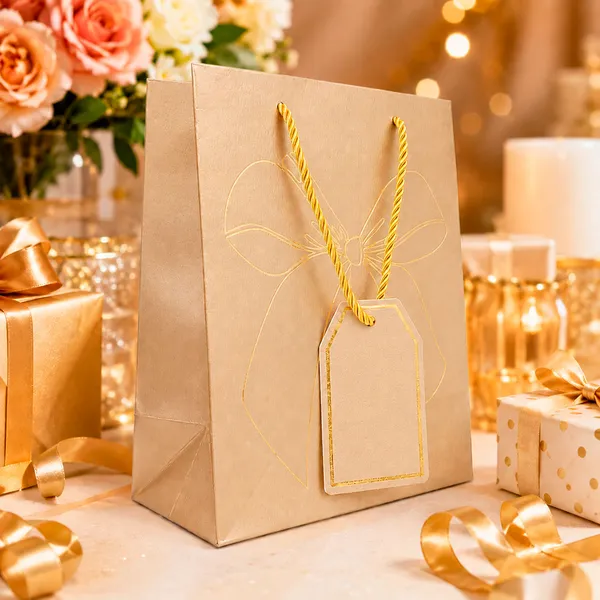 Premium_Off_White_Metallic_Gift_Bag_23_18_10_Cm_With_Gold_Foiling_Bow_Design_Rope_Handle_Gift_Tag_Luxury_Paper_Gift_Bag_For_Birthday_Wedding_Anniversary_Festive_Corporate_Gifting_Pack_Of_5