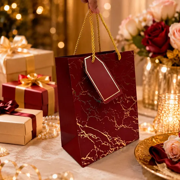 Premium_Maroon_Metallic_Gift_Bag_23_18_10_Cm_Luxury_Paper_Gift_Bag_With_Gold_Foiling_Marble_Design_Rope_Handle_Gift_Tag_Reusable_Gift_Packaging_For_Birthday_Wedding_Anniversary_Return_Gift_Baby_Shower_Corporate_Festive_Gifting_Pack_Of_5