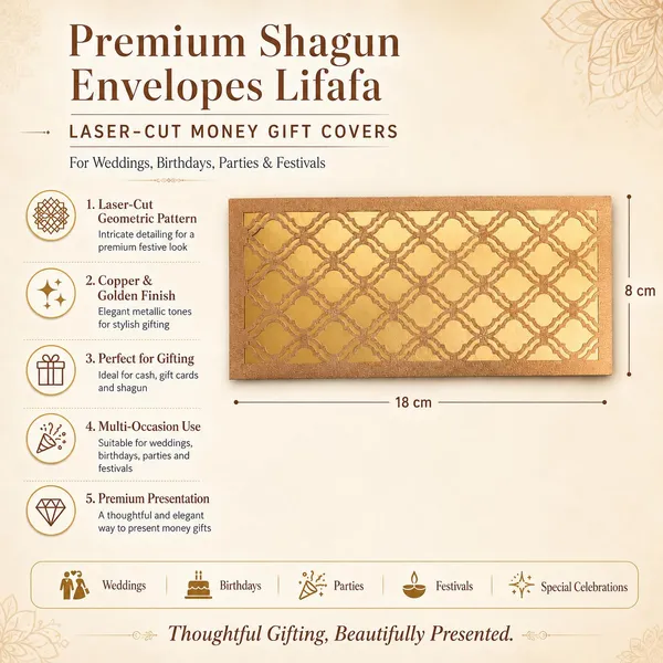Premium_Shagun_Envelopes_Lifafa_Laser_Cut_Money_Gift_Covers_For_Weddings_Birthdays_Parties_Festivals_18x8_Cm_Beige_Golden_Geometric_Pattern_Pack_Of_10