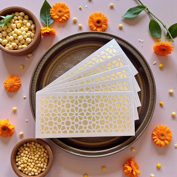 Premium_Shagun_Envelopes_Lifafa_Laser_Cut_Money_Gift_Covers_For_Weddings_Birthdays_Parties_Festivals_18x8_Cm_Grey_Golden_Floral_Pattern_Pack_Of_10