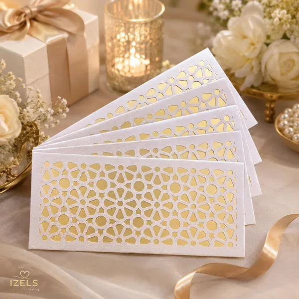 Premium_Shagun_Envelopes_Lifafa_Laser_Cut_Money_Gift_Covers_For_Weddings_Birthdays_Parties_Festivals_18x8_Cm_Grey_Golden_Floral_Pattern_Pack_Of_10