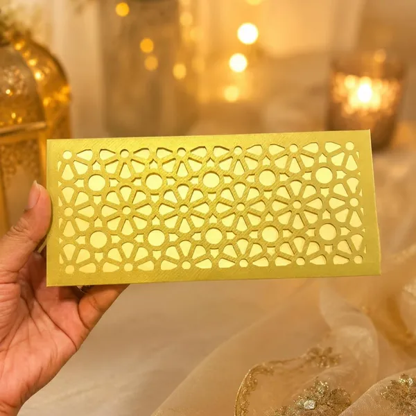 Premium_Shagun_Envelopes_Lifafa_Laser_Cut_Money_Gift_Covers_For_Weddings_Birthdays_Parties_Festivals_18x8_Cm_Olive_Golden_Floral_Pattern_Pack_Of_10