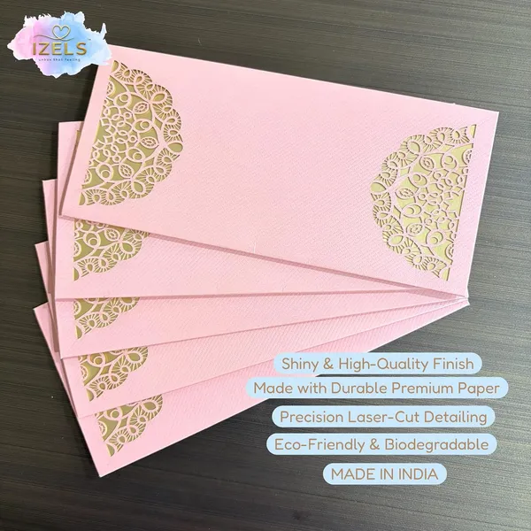 Premium_Shagun_Envelopes_Lifafa_Laser_Cut_Money_Gift_Covers_For_Weddings_Birthdays_Parties_Festivals_18x8_Cm_Soft_Pink_Golden_Laser_Cut_Pattern_Pack_Of_30