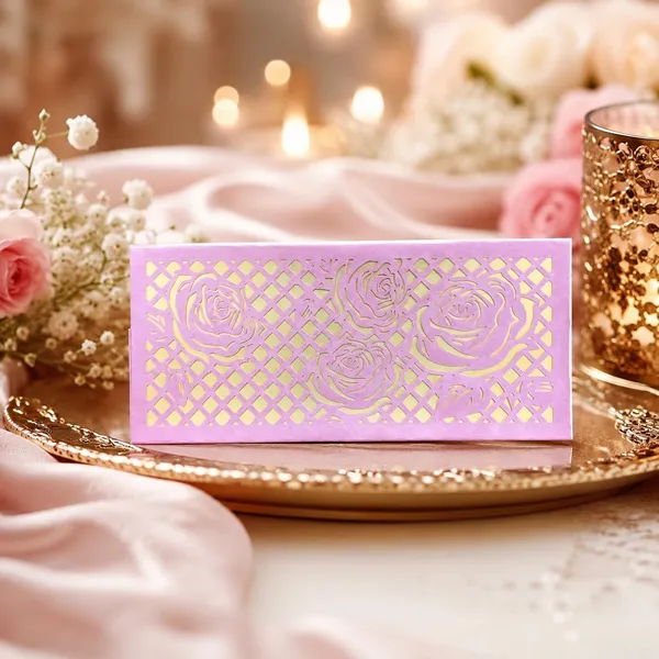 Premium_Shagun_Envelopes_Lifafa_Laser_Cut_Money_Gift_Covers_For_Weddings_Birthdays_Parties_Festivals_18x8_Cm_Lavender_Golden_Floral_Design_Pack_Of_30