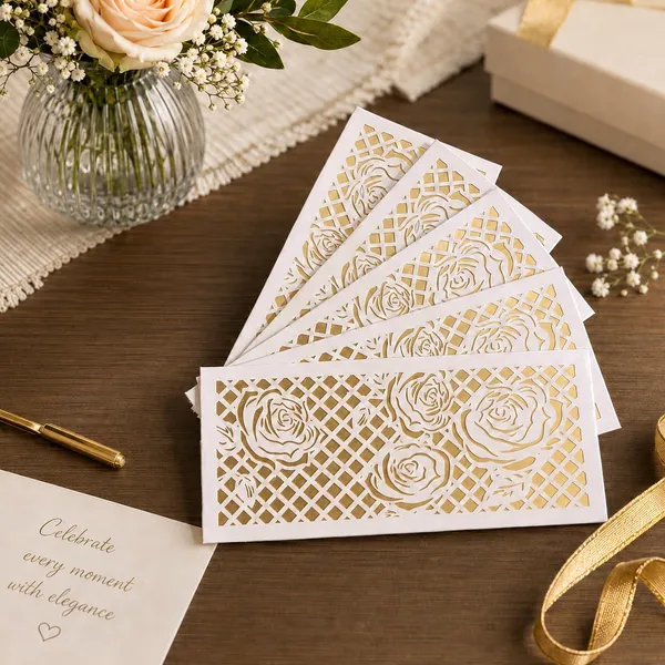 Premium_Shagun_Envelopes_Lifafa_Laser_Cut_Money_Gift_Covers_For_Weddings_Birthdays_Parties_Festivals_18x8_Cm_White_Gold_Rose_Pack_Of_10