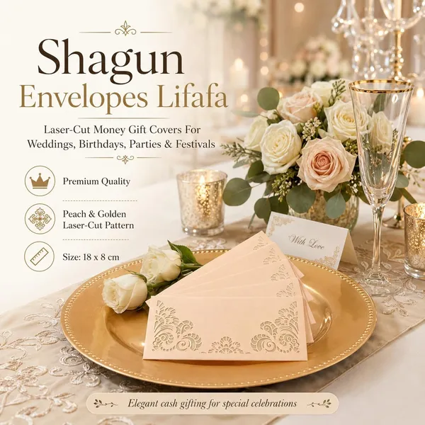 Premium_Shagun_Envelopes_Lifafa_Laser_Cut_Money_Gift_Covers_For_Weddings_Birthdays_Parties_Festivals_18x8_Cm_Peach_Golden_Laser_Cut_Pattern_Pack_Of_10