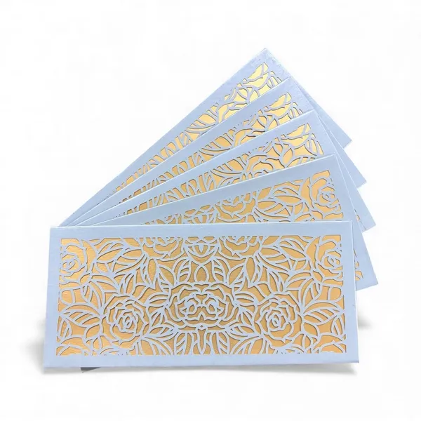 Premium_Shagun_Envelopes_Lifafa_Laser_Cut_Money_Gift_Covers_For_Weddings_Birthdays_Parties_Festivals_18x8_Cm_Blue_Golden_Rose_Floral_Design_Pack_Of_10