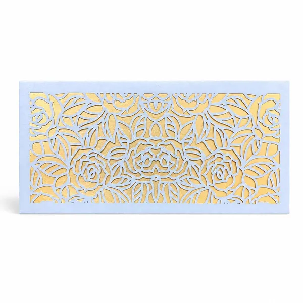 Premium_Shagun_Envelopes_Lifafa_Laser_Cut_Money_Gift_Covers_For_Weddings_Birthdays_Parties_Festivals_18x8_Cm_Blue_Golden_Rose_Floral_Design_Pack_Of_10
