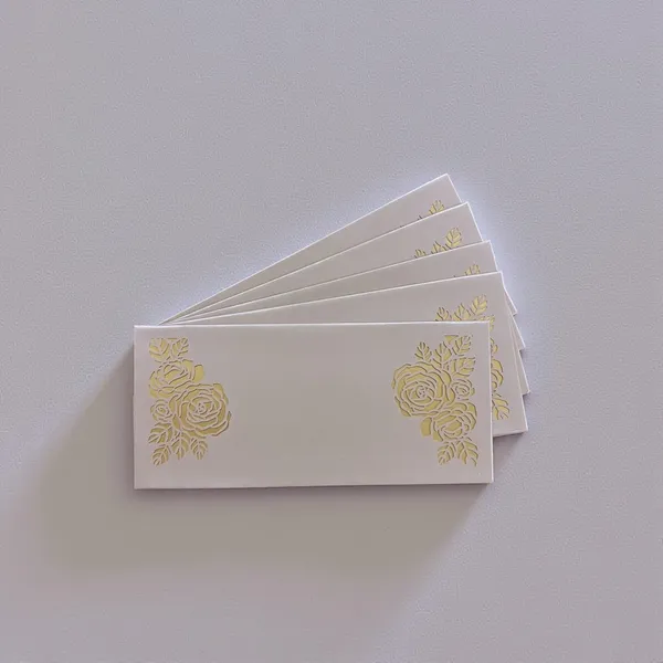 Premium_Shagun_Envelopes_Lifafa_Laser_Cut_Money_Gift_Covers_For_Weddings_Birthdays_Parties_Festivals_18x8_Cm_Grey_Golden_Rose_Floral_Design_Pack_Of_10