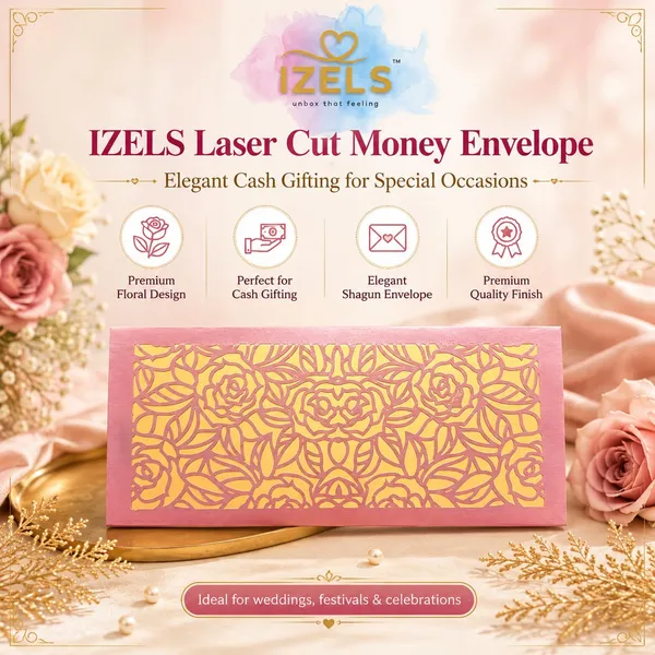 Premium_Shagun_Envelopes_Lifafa_Laser_Cut_Money_Gift_Covers_For_Weddings_Birthdays_Parties_Festivals_18x8_Cm_Pink_Golden_Rose_Floral_Design_Pack_Of_30
