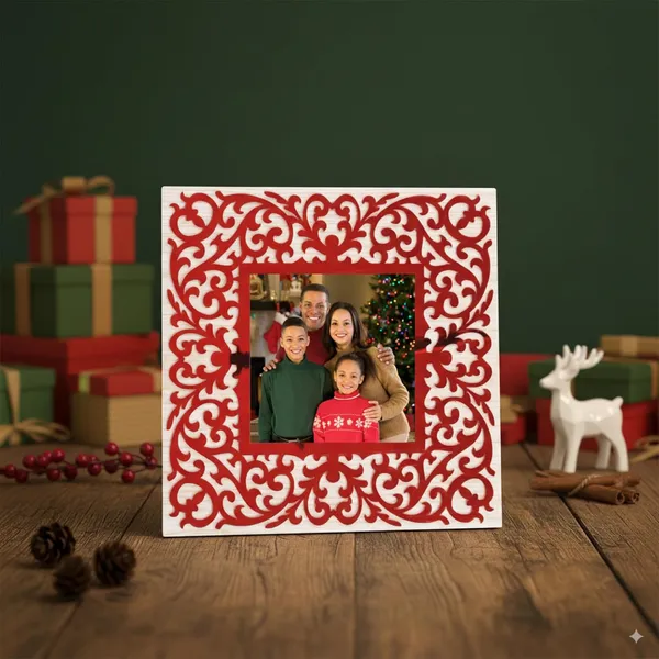 Square_Photo_Frame_23_X_23_Cm_Wooden_Decorative_Picture_Frame_With_Floral_Laser_Cut_Border_Clear_Acrylic_Front_Wall_Tabletop_Photo_Frame_For_Home_Decor_Birthday_Anniversary_Baby_Photo_Gift