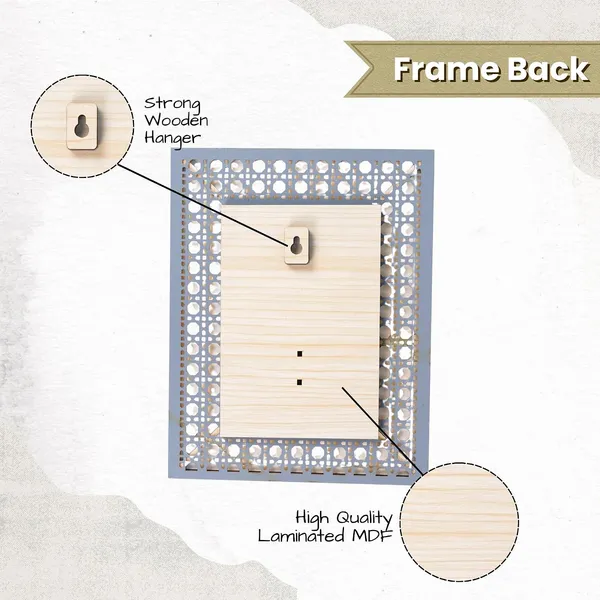 Rectangle_Wooden_Photo_Frame_23_18_Cm_Decorative_Picture_Frame_With_Rattan_Laser_Cut_Border_Clear_Acrylic_Front_Wall_Tabletop_Display_For_Home_Decor