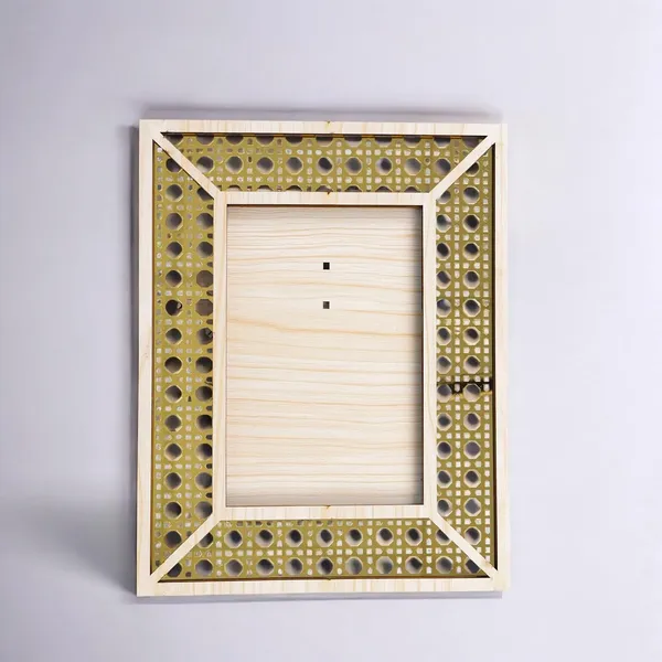 Rectangle_Wooden_Photo_Frame_23_18_Cm_Decorative_Picture_Frame_With_Rattan_Laser_Cut_Border_Clear_Acrylic_Front_Wall_Tabletop_Display_For_Home_Decor