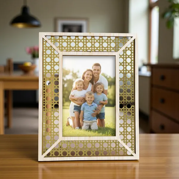 Rectangle_Wooden_Photo_Frame_23_18_Cm_Decorative_Picture_Frame_With_Rattan_Laser_Cut_Border_Clear_Acrylic_Front_Wall_Tabletop_Display_For_Home_Decor