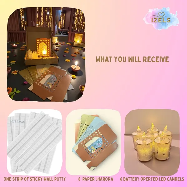 Paper_Jharokha_Candle_Holder_Set_6_Foldable_Jharokha_Boxes_With_6_Led_Candles_Wall_Mount_Festive_Decor_Traditional_Spiritual_Designs_Multicolour_Medium