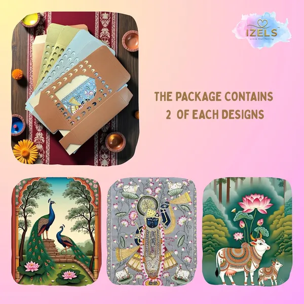 Paper_Jharokha_Candle_Holder_Set_6_Foldable_Jharokha_Boxes_With_6_Led_Candles_Wall_Mount_Festive_Decor_Traditional_Spiritual_Designs_Multicolour_Medium