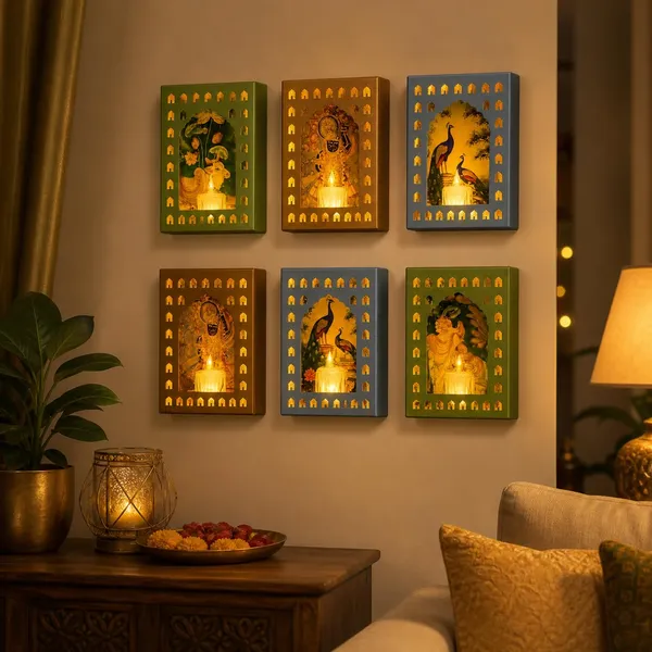 Paper_Jharokha_Candle_Holder_Set_6_Foldable_Jharokha_Boxes_With_6_Led_Candles_Wall_Mount_Festive_Decor_Traditional_Spiritual_Designs_Multicolour_Medium
