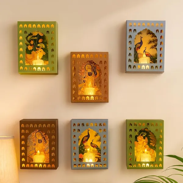 Paper_Jharokha_Candle_Holder_Set_6_Foldable_Jharokha_Boxes_With_6_Led_Candles_Wall_Mount_Festive_Decor_Traditional_Spiritual_Designs_Multicolour_Medium