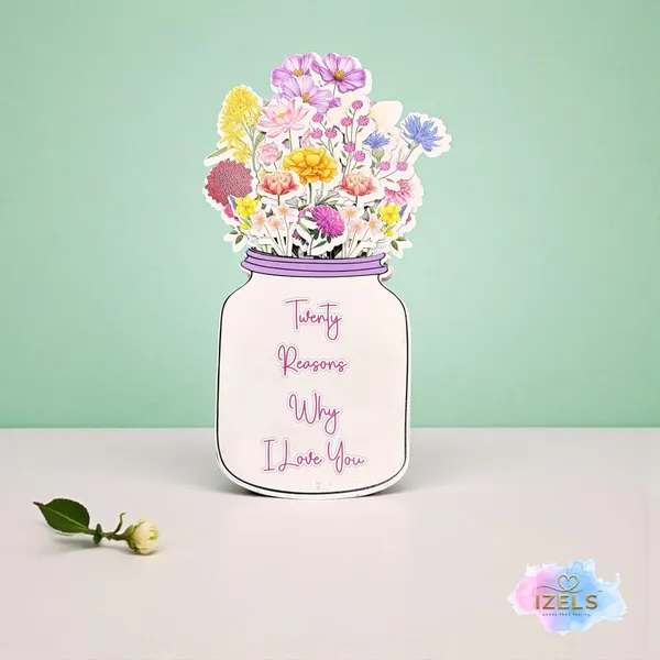 Izels_Twenty_Reasons_Why_I_Love_You_Message_Showpiece_With_Stand_Romantic_Valentine_Gift_For_Girlfriend_Boyfriend_Husband_Wife_Gift_For_Girlfriend_Boyfriend_Husband_Wife_Her_Him_Design_3