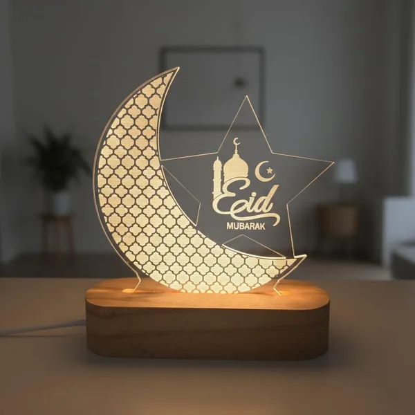 Eid_Ramadan_Kareem_Mubarak_Led_Table_Lamp_Islamic_Decorative_Night_Light_With_Wooden_Base_Acrylic_Panel_Warm_Yellow_Usb_Lamp_For_Ramazan_Eid_Gift_Home_Office_Decor