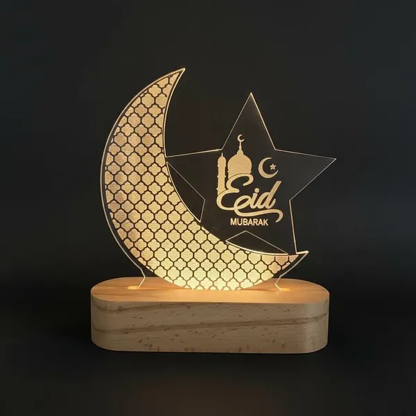 Eid_Ramadan_Kareem_Mubarak_Led_Table_Lamp_Islamic_Decorative_Night_Light_With_Wooden_Base_Acrylic_Panel_Warm_Yellow_Usb_Lamp_For_Ramazan_Eid_Gift_Home_Office_Decor