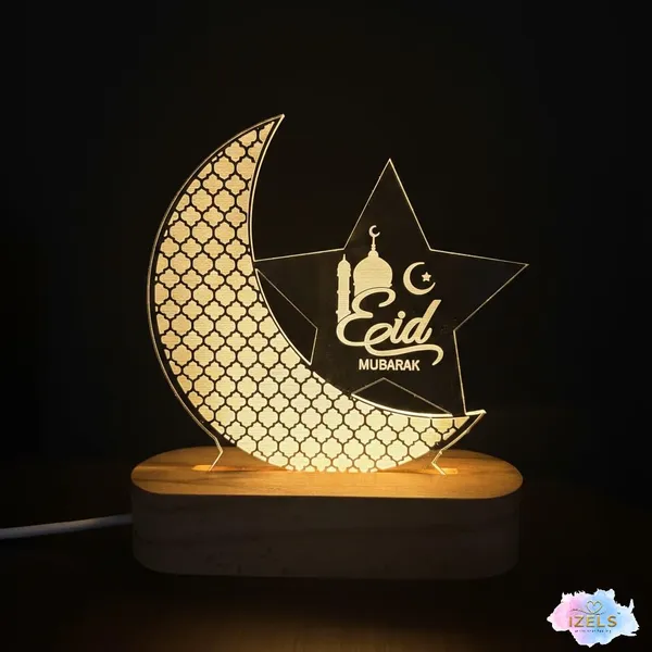Eid_Ramadan_Kareem_Mubarak_Led_Table_Lamp_Islamic_Decorative_Night_Light_With_Wooden_Base_Acrylic_Panel_Warm_Yellow_Usb_Lamp_For_Ramazan_Eid_Gift_Home_Office_Decor
