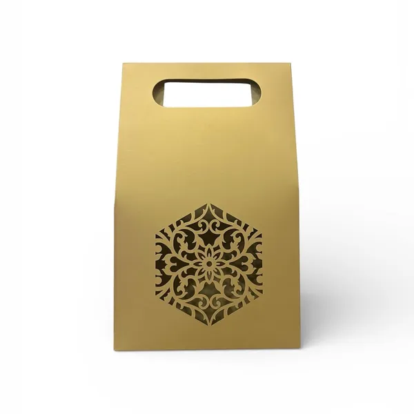Izels_Laser_Cut_Paper_Gift_Bag_With_Handle_Mandala_Pack_Of_25_Metallic_Textured_Gift_Packaging_For_Eid_Gifts_Wedding_Favors_Return_Gifts_Festive_Corporate_Gifting_12x6x20_Cm_Green