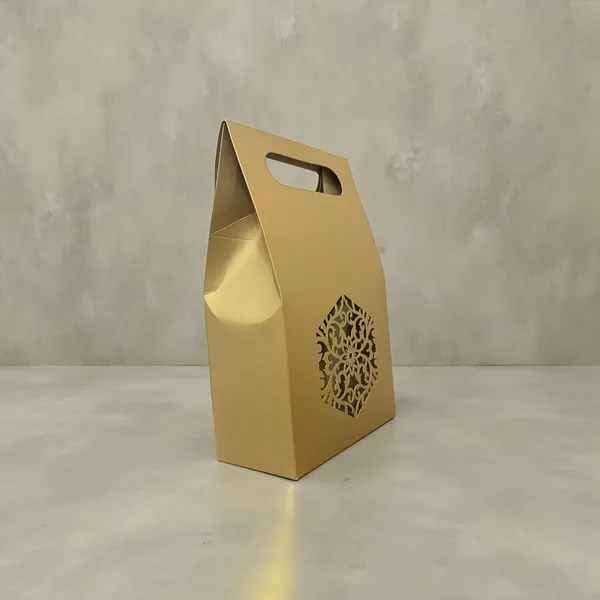 Izels_Laser_Cut_Paper_Gift_Bag_With_Handle_Mandala_Pack_Of_25_Metallic_Textured_Gift_Packaging_For_Eid_Gifts_Wedding_Favors_Return_Gifts_Festive_Corporate_Gifting_12x6x20_Cm_Green