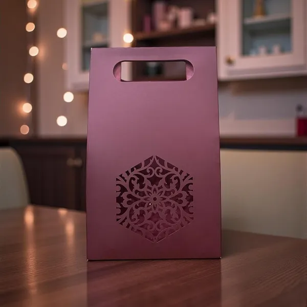 Izels_Laser_Cut_Paper_Gift_Bag_With_Handle_Mandala_Pack_Of_25_Metallic_Textured_Gift_Packaging_For_Eid_Gifts_Wedding_Favors_Return_Gifts_Festive_Corporate_Gifting_12x6x20_Cm_Maroon