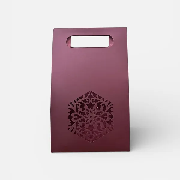 Izels_Laser_Cut_Paper_Gift_Bag_With_Handle_Mandala_Pack_Of_25_Metallic_Textured_Gift_Packaging_For_Eid_Gifts_Wedding_Favors_Return_Gifts_Festive_Corporate_Gifting_12x6x20_Cm_Maroon