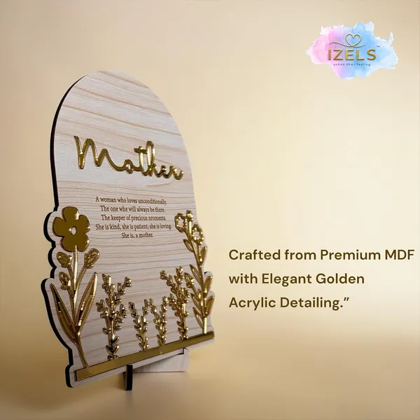 Izels_Gift_For_Mom_Wooden_Table_Decor_Plaque_With_Stand_Mdf_Gold_Acrylic_Quote_Showpiece_Appreciation_Present_Birthday_Gift_For_Mother_From_Daughter_Or_Son