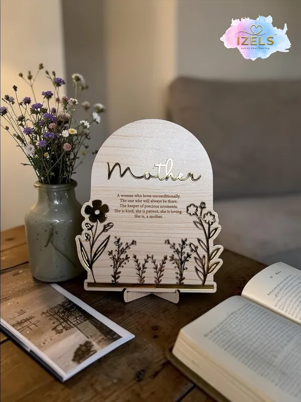 Izels_Gift_For_Mom_Wooden_Table_Decor_Plaque_With_Stand_Mdf_Gold_Acrylic_Quote_Showpiece_Appreciation_Present_Birthday_Gift_For_Mother_From_Daughter_Or_Son