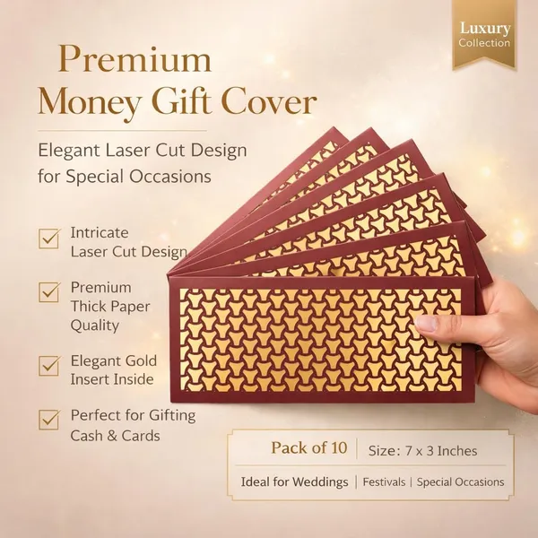 Laser_Cut_Money_Gift_Envelopes_Pack_Of_10_Premium_Metallic_Paper_7_X_3_Inch_Shagun_Lifafa_Elegant_Cash_Holder_For_Weddings_Birthdays_Festivals_Special_Occasions