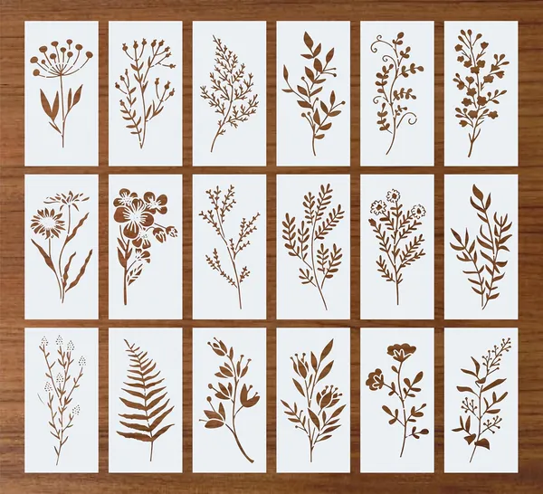 Floral_Stencil_Set_For_Painting_Set_Of_18_4x7_Inch_Reusable_Mylar_Stencils_For_Wall_Art_Furniture_Fabric_Canvas_Wood_Diy_Home_Decor_Craft_Projects