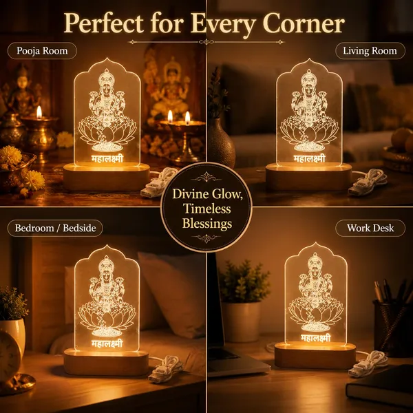 Lakshmi_Mata_3_D_Illusion_Led_Lamp_3mm_Acrylic_Wooden_Base_Usb_Diwali_Gift
