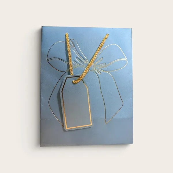 Izels_Premium_Luxury_Paper_Bow_Gift_Bags_Pack_Of_10_Leather_Finish_With_Gold_Foil_Geometric_Design_Thick_220_Gsm_Paper_Rope_Handles_Thank_You_Tag_Blue_Pack_Of_10