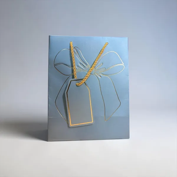 Izels_Premium_Luxury_Paper_Bow_Gift_Bags_Pack_Of_10_Leather_Finish_With_Gold_Foil_Geometric_Design_Thick_220_Gsm_Paper_Rope_Handles_Thank_You_Tag_Blue_Pack_Of_10
