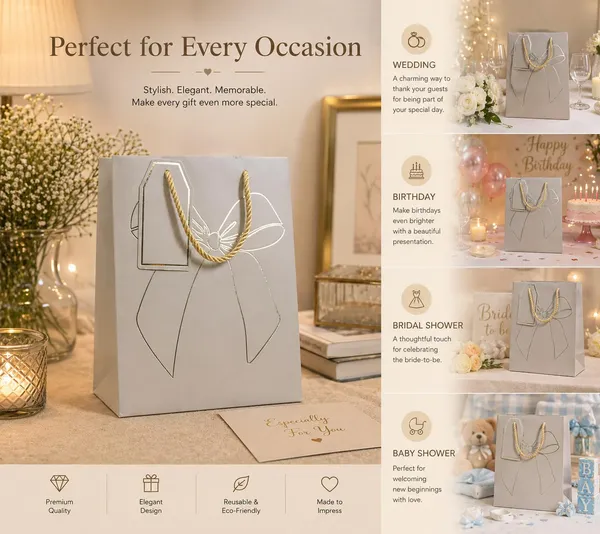 Izels_Premium_Luxury_Paper_Bow_Gift_Bags_Pack_Of_10_Leather_Finish_With_Gold_Foil_Geometric_Design_Thick_220_Gsm_Paper_Rope_Handles_Thank_You_Tag_Small_Silver_Pack_Of_10