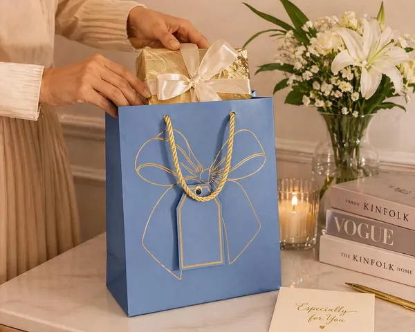Izels_Premium_Metallic_Paper_Gift_Bags_Pack_Of_10_5_Blue_5_Red_Small_Luxury_Gift_Bags_With_Gold_Foiling_Bow_Design_Name_Tag_23x18x10_Cm_Paper_Bags_For_Wedding_Birthday_Return_Gifts_Festive_Gifting