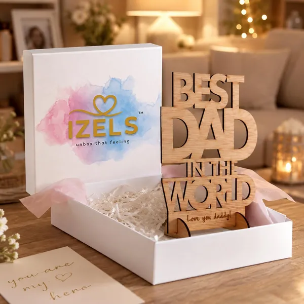 Izels_Best_Dad_In_The_World_Table_Decor_Laminated_Mdf_Tabletop_Sign_21x15_Cm_Gift_For_Father_Birthday_Gift_For_Dad_Papa_Desk_Decoration