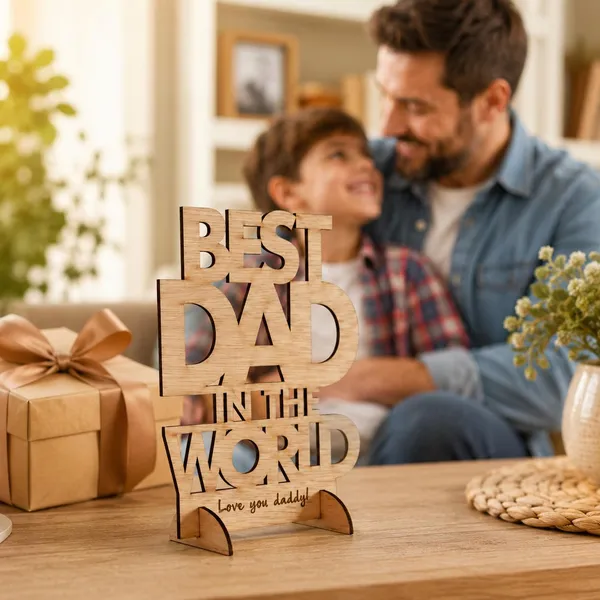 Izels_Best_Dad_In_The_World_Table_Decor_Laminated_Mdf_Tabletop_Sign_21x15_Cm_Gift_For_Father_Birthday_Gift_For_Dad_Papa_Desk_Decoration