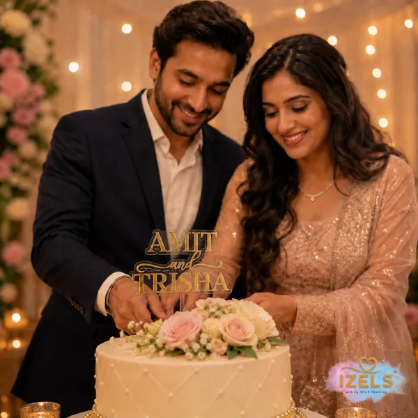 Personalised_Couple_Name_Acrylic_Cake_Topper_Customised_Wedding_Engagement_Anniversary_Cake_Decoration_8x6_Inch_Premium_Gold_Finish_Design_2