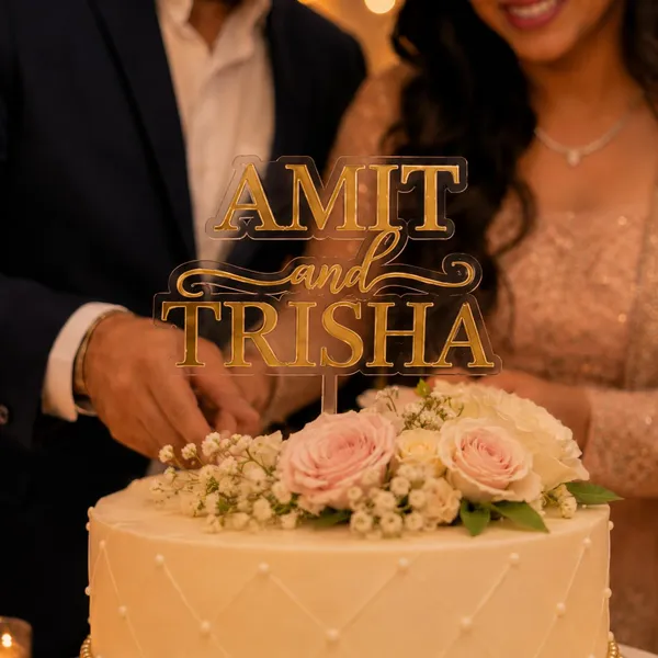 Personalised_Couple_Name_Acrylic_Cake_Topper_Customised_Wedding_Engagement_Anniversary_Cake_Decoration_8x6_Inch_Premium_Gold_Finish_Design_2