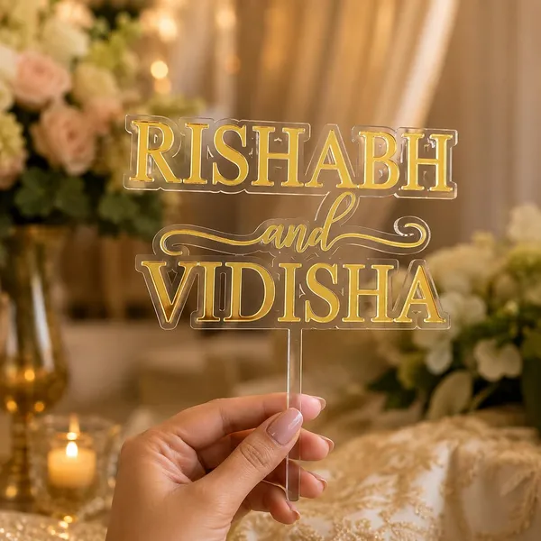 Personalised_Couple_Name_Acrylic_Cake_Topper_Customised_Wedding_Engagement_Anniversary_Cake_Decoration_8x6_Inch_Premium_Gold_Finish_Design_2